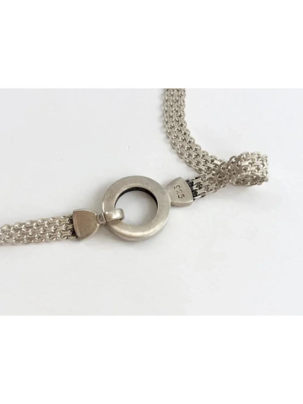 Family Tree Jason Josh Valerie Sterling Silver 925 Vintage Pendant Necklace 16